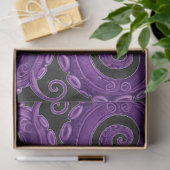 Lila Krake Victorian Steampunk  Seidenpapier (Geschenk)