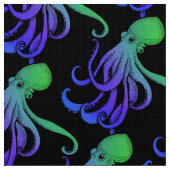 Lila Kraken Stoff (Nahaufnahme)