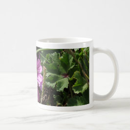 Lila Kranesbill Kaffeetasse