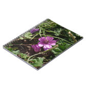 Lila Kranesbill Notizblock (Linke Seite)