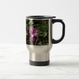 Lila Kranesbill Reisebecher