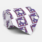 LILA Krawatte (Gerollt)