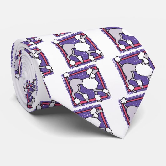 LILA Krawatte (Gerollt)