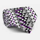 Lila Krawatte von Indianern und Regen (Gerollt)