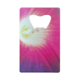 Lila Kreditkarten-Flaschen-Öffner Geldbeutel Flaschenöffner