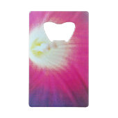 Lila Kreditkarten-Flaschen-Öffner Geldbeutel Flaschenöffner (Rückseite)