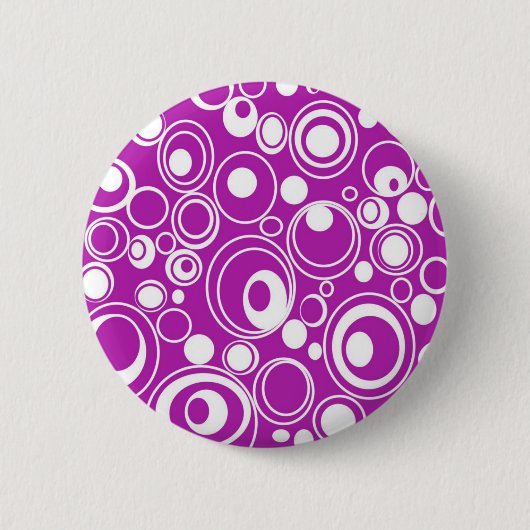 Lila Kreise Button (Vorderseite)