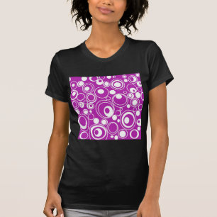 Lila Kreise T-Shirt