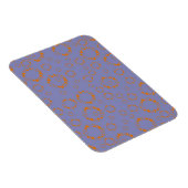 lila Kreisquadrate Magnet (Rechte Seite)