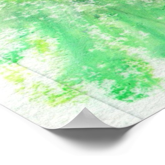 Lila Kreuz der Liebe Poster (Ecke)