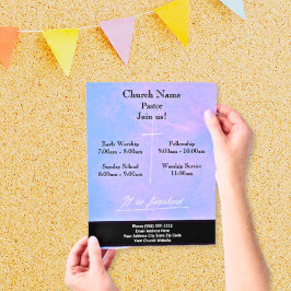 Lila Kreuz Es ist fertig Ostern Mitglied unseres D Flyer