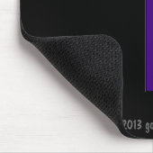 Lila Kreuz gotGod316.com? Mousepad (Ecke)