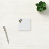 Lila Kreuz und Blumen Post-it Klebezettel (Büro)