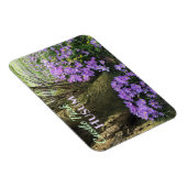 Lila Kreuze in Bloom, Husum, Deutschland Magnet (Rechte Seite)