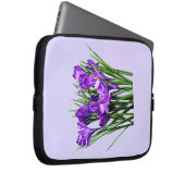 Lila Kreuze Laptopschutzhülle (Vorne Rechts)