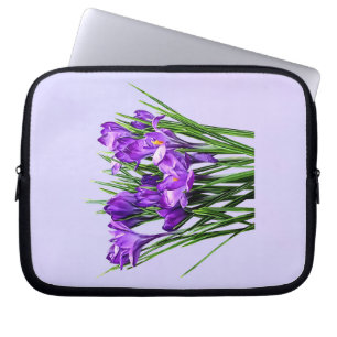 Lila Kreuze Laptopschutzhülle