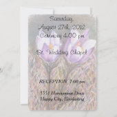 LILA KREUZUNGEN ZOLLBREITE EINLADUNG (Rückseite)