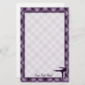 Lila Kriegskünste Briefpapier (Vorne/Hinten)