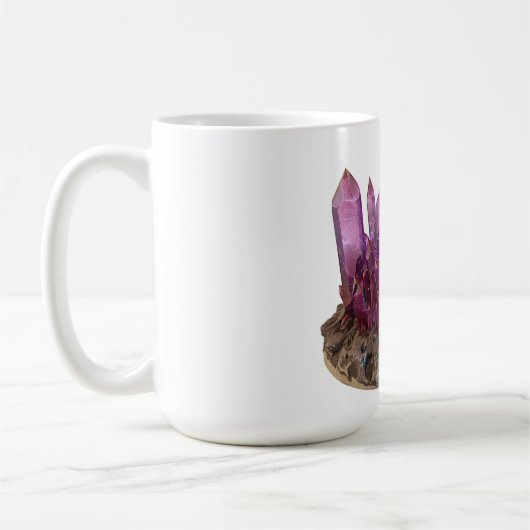 lila Kristall Kaffeetasse (Links)