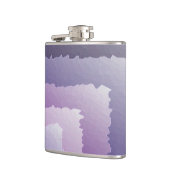 Lila Kristalle Flachmann (Links)