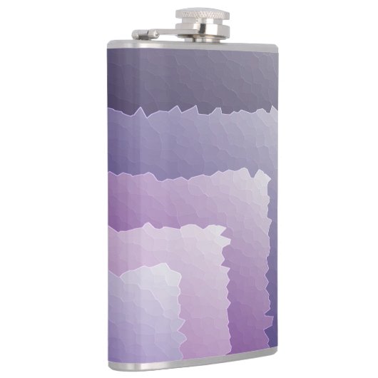 Lila Kristalle Flachmann (Rechts)