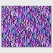 Lila Kristalle. Geschenkpapier (Flach)