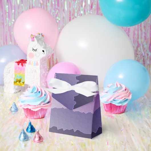 Lila Kristalle Geschenkschachtel (Party)