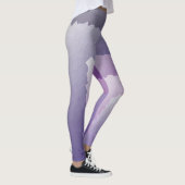Lila Kristalle Leggings (Rechts)