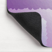 Lila Kristalle Mousepad (Ecke)