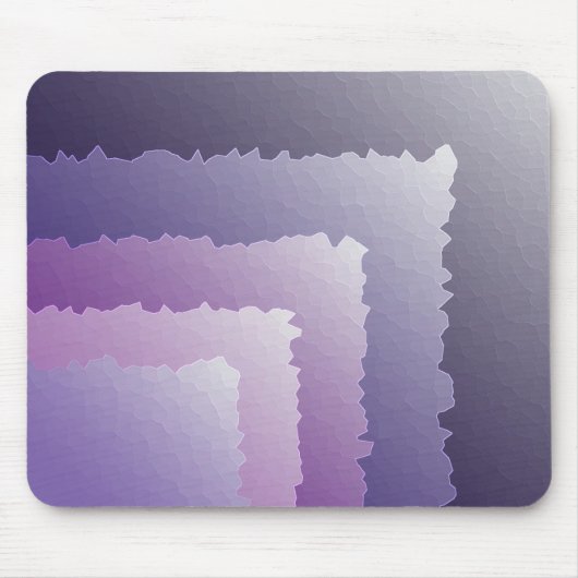Lila Kristalle Mousepad (Vorne)