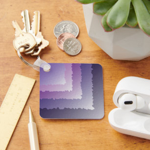 Lila Kristalle Schlüsselanhänger