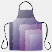 Lila Kristalle Schürze (Vorderseite)