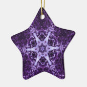Lila Kristallschmuck Jewel Star Keramik Ornament (Links)