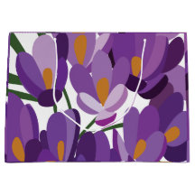 Lila Krokus-Blüten