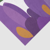 Lila Krokus Blüten Seidenpapier (Detail)