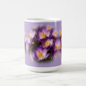 Lila Krokus Kaffeetasse (Mittel)