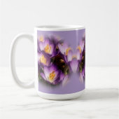 Lila Krokus Kaffeetasse (Links)
