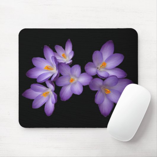 Lila Krokus Mousepad (Mit Mouse)