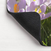 Lila Krokus- und Snowdrops Mousepad (Ecke)