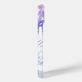 lila Kronleuchter aus Perleneiffelturm Case-Mate iPhone Hülle (Rückseite / Rechts)