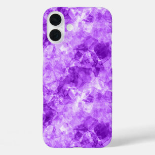 Lila Krummstoff iPhone 16 Plus Hülle