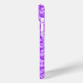 Lila Krummstoff Case-Mate iPhone Hülle (Rückseite / Links)