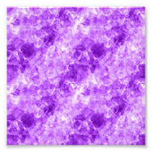 Lila Krummstoff Fotodruck (Vorne)