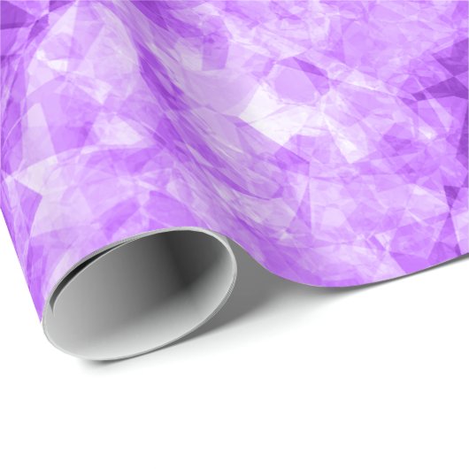 Lila Krummstoff Geschenkpapier (Rolleneckpunkt)