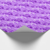 Lila Krummstoff Geschenkpapier (Ecke)