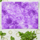 Lila Krummstoff Küchentuch (Gefaltet)