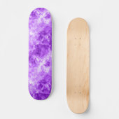 Lila Krummstoff Skateboard (Vorderseite)