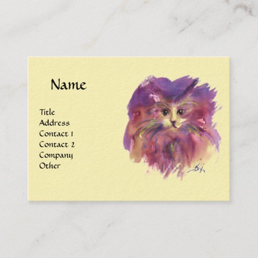 Lila KÜCHE, KITTKÜSTENPORTRAL Visitenkarte (Vorderseite)