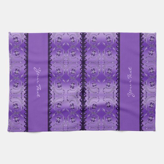 Lila Küchentücher (Horizontal)