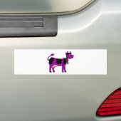 Lila Kuh Autoaufkleber (Auf Auto)